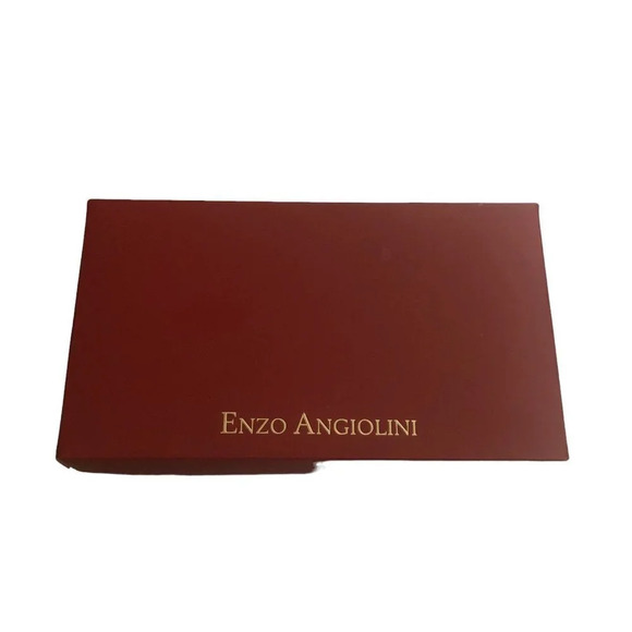 Enzo ANGIOLINI Women's Fabric Floral Flowers Black & Red Zip Around Wallet NIB - Picture 7 of 7